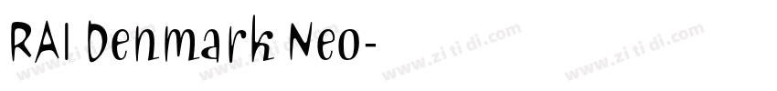RAI Denmark Neo字体转换